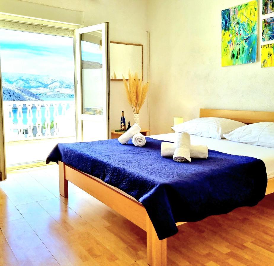Stanko Sea View Appartement Metajna Buitenkant foto