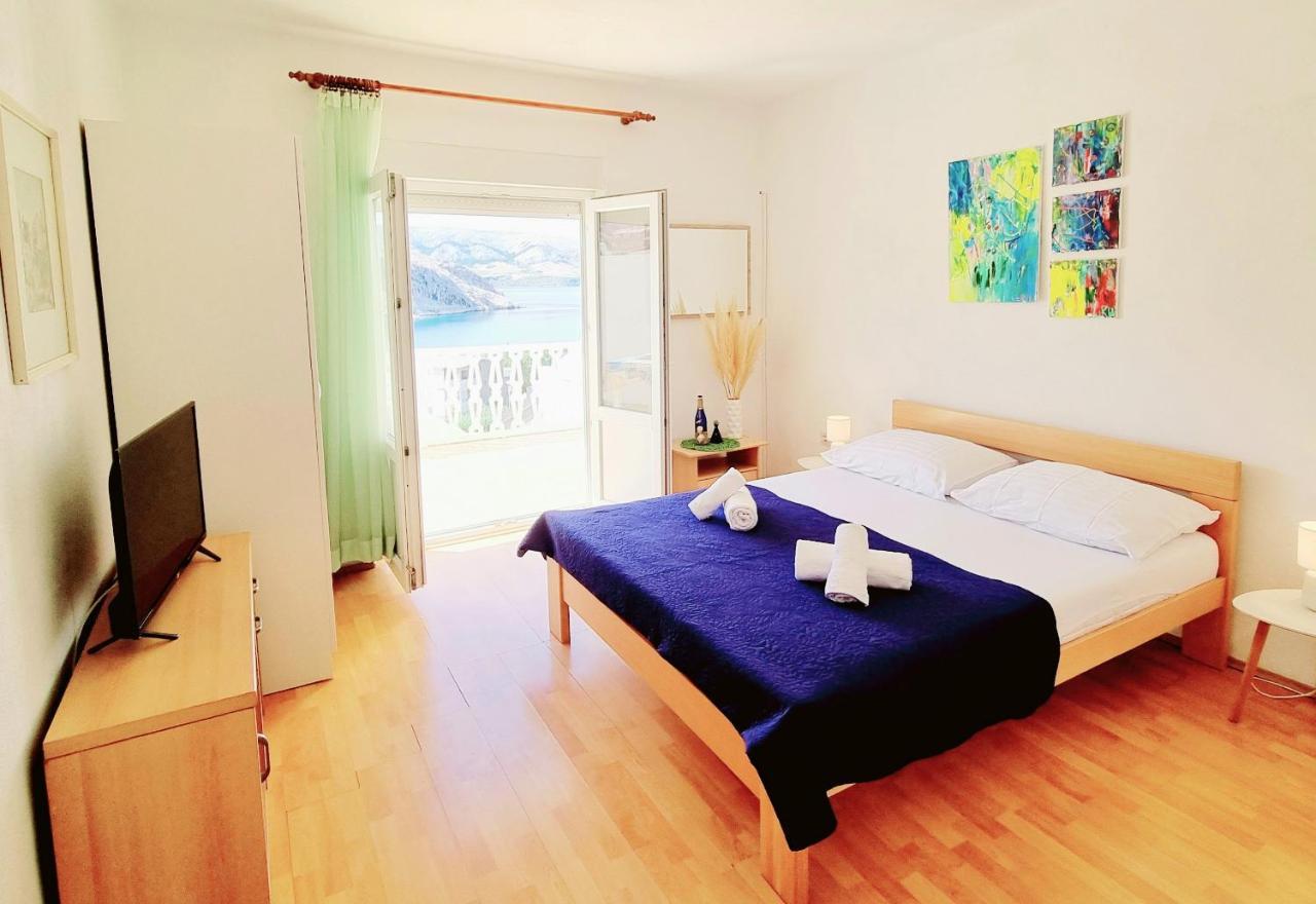 Stanko Sea View Appartement Metajna Buitenkant foto